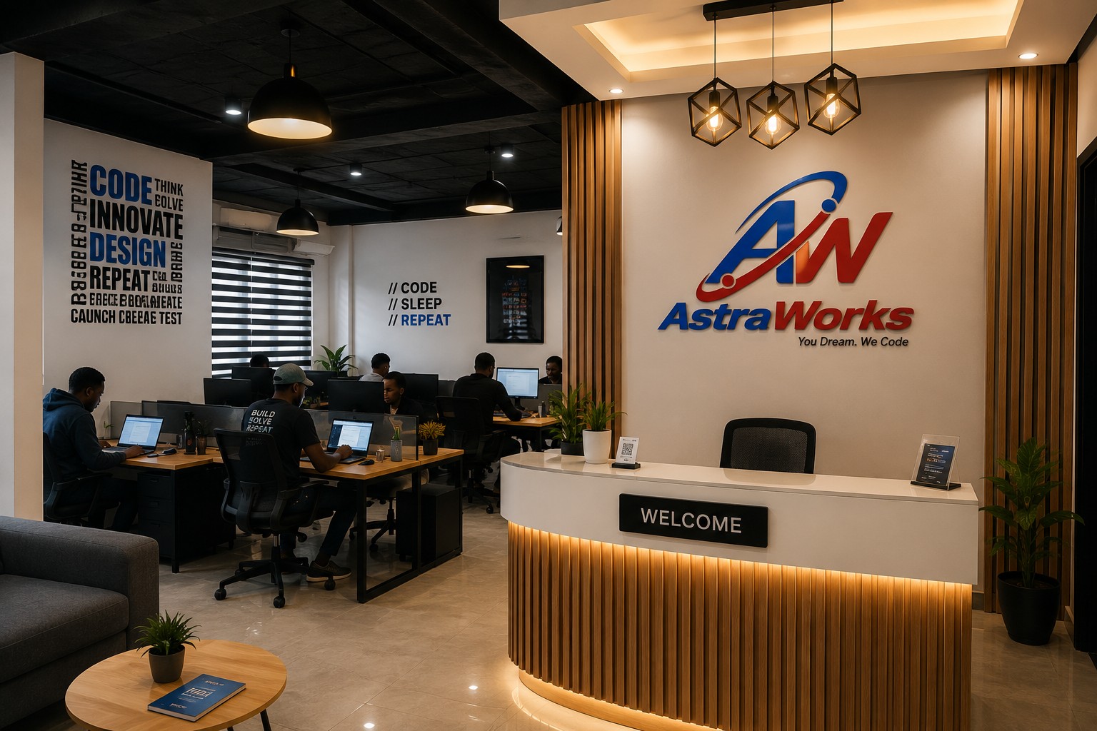 AstraWorks office in Buea, Cameroon